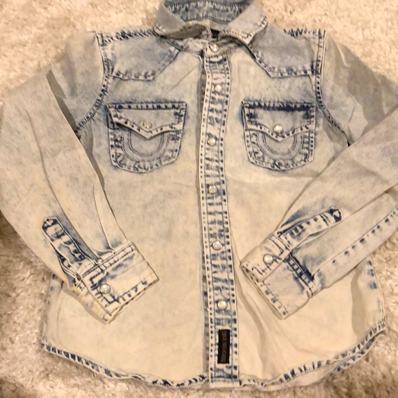 True Religion jeans jacket size kt3 - Picture 1 of 6